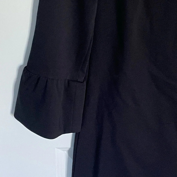 Boden Lavinia Ponte Knit Dress Black Bell Sleeves - 29266 - Picture 4 of 15